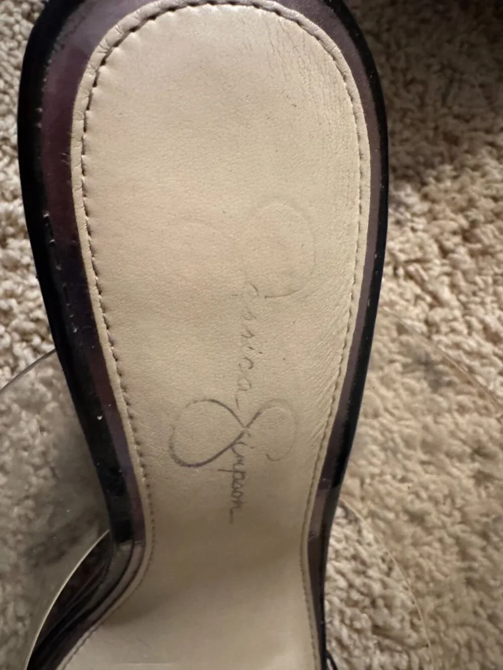 Jessica Simpson Black Wedge Shoes!